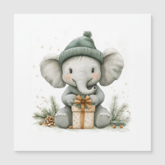 Adorable Animal Christmas Series Baby Elephant