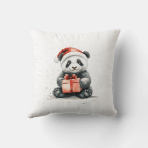 Adorable Animal Christmas Series Baby Panda Bear Cushion