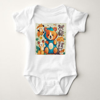 Adorable Animal Edition Babysuit Baby Bodysuit