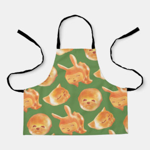 Adorable Animal Shaped Bread Pattern Apron