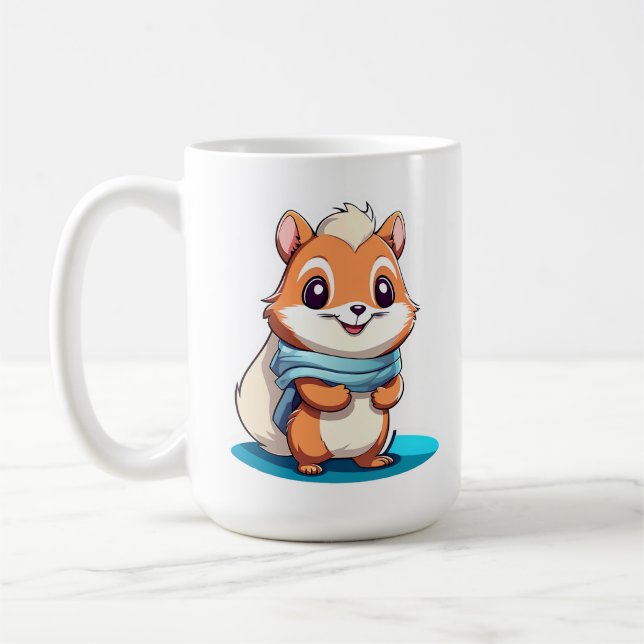 Adorable animal squirrel coffee mug (Left)