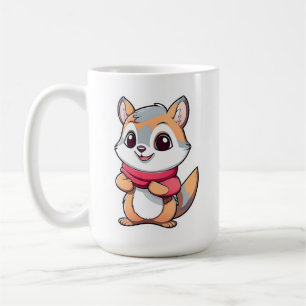 Adorable animal squirrel coffee mug