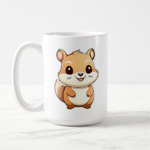 Adorable animal squirrel coffee mug