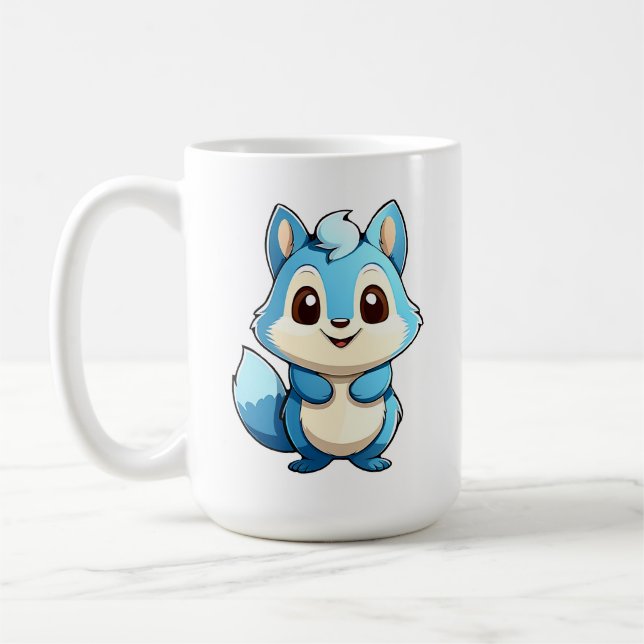 Adorable animal squirrel coffee mug (Left)