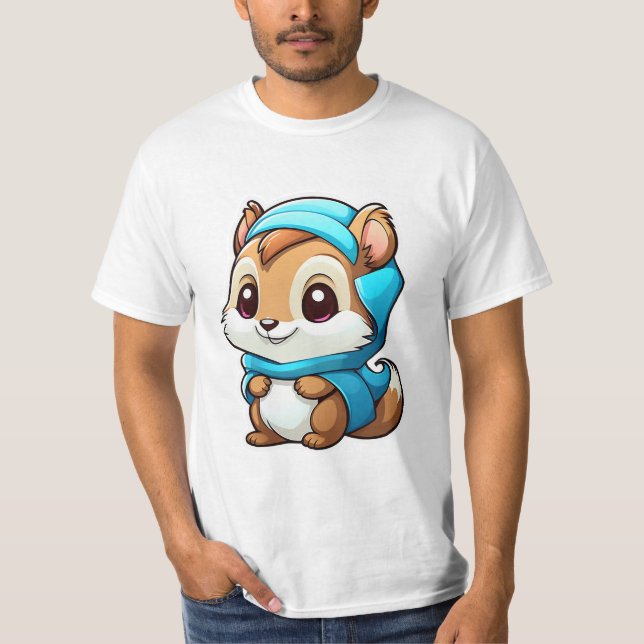 Adorable animal squirrel T-Shirt (Front)