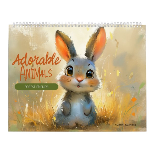 Adorable Animals: Forest Friends 1 Calendar (Cover)