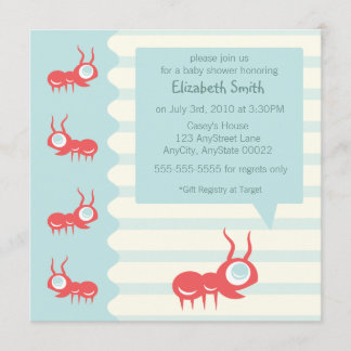 Adorable Ant Invitation