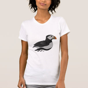 Adorable Atlantic Puffin Swimming Cartoon T-Shirt