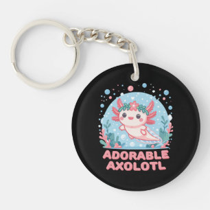 Adorable Axolotl Aquatic Cuteness Key Ring