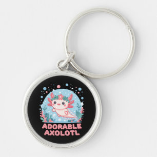 Adorable Axolotl Aquatic Cuteness Key Ring