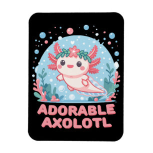 Adorable Axolotl Aquatic Cuteness Magnet