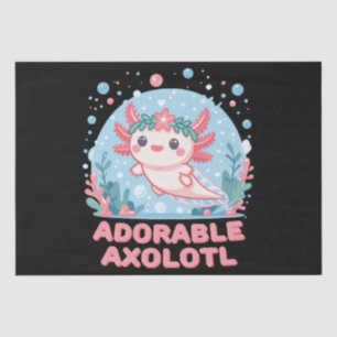 Adorable Axolotl Aquatic Cuteness Tissue Paper