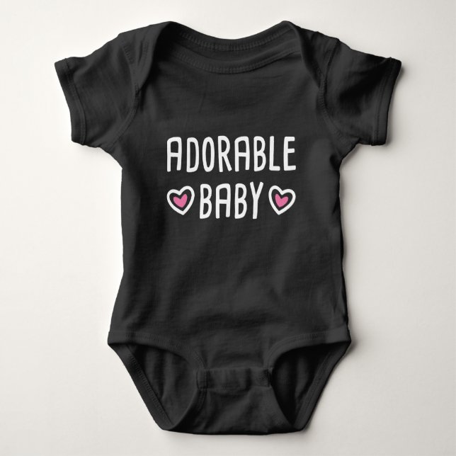 Adorable Baby Baby Bodysuit (Front)