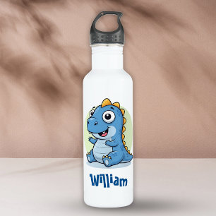 Adorable Baby Blue Dinosaur 710 Ml Water Bottle