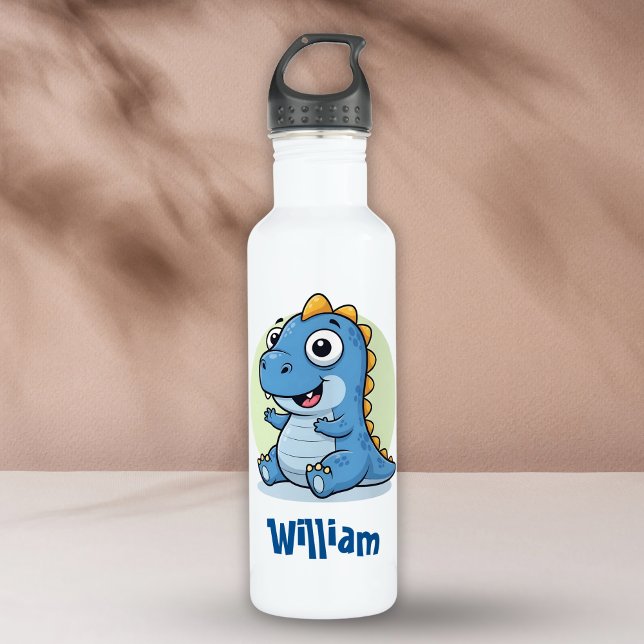 Adorable Baby Blue Dinosaur 710 Ml Water Bottle (Creator Uploaded)