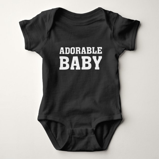 Adorable Baby Bodysuit (Front)