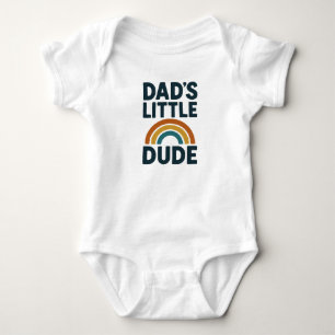 Adorable Baby Bodysuit with "Dads Little Dude" 