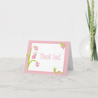 Adorable Baby Bugs Thank You Card