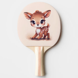 Adorable Baby Deer Ping Pong Paddle