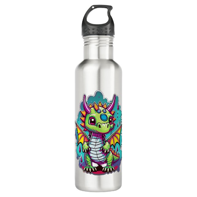 Adorable Baby Dinosaur 2 | Jurassic Joy 710 Ml Water Bottle (Front)