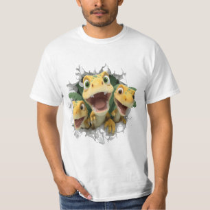 Adorable Baby Dinosaur T-Shirt Design