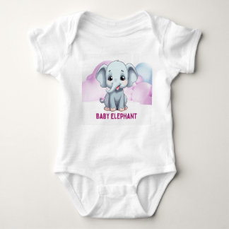 Adorable baby Elephant kids T-shirt  Baby Bodysuit