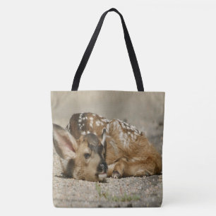 Adorable Baby Fawn Tote Bag