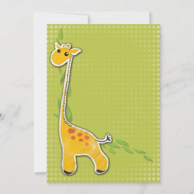 adorable baby giraffe background (Front)