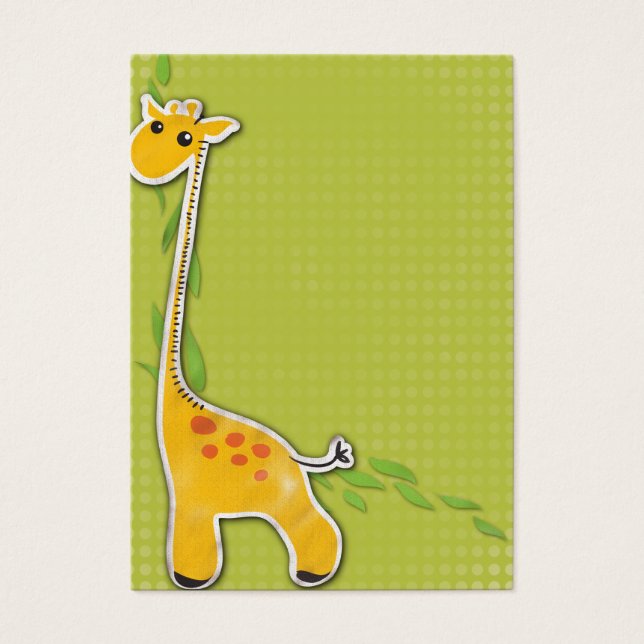 adorable baby giraffe background (Front)