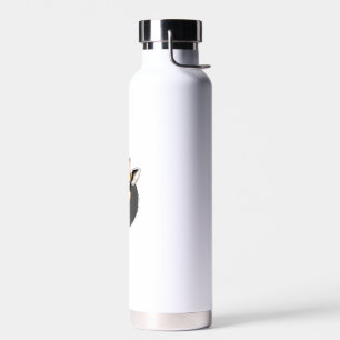 Adorable Baby Giraffe Illustration Water Bottle