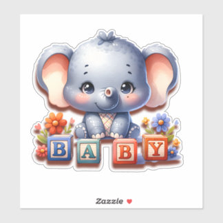 Adorable Baby Girl Elephant Speller