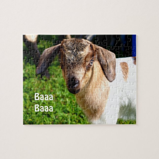 Adorable Baby Goat Jigsaw Puzzle (Horizontal)
