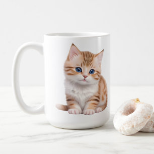 Adorable Baby Kitten Cute Feline Coffee Mug