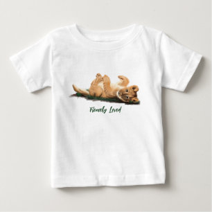 Adorable Baby Lion Pastel Artwork – Nursery & Baby T-Shirt