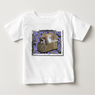 Adorable Baby Lop Bunny on Mini Bale T-Shirt