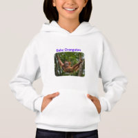 Adorable Baby Orangutan T-Shirt – Minimalist Jungl