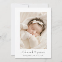 Adorable Baby Photo Thank You