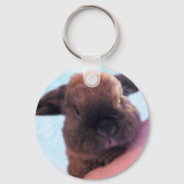 Adorable Baby-Rabbit Keychain (Front)