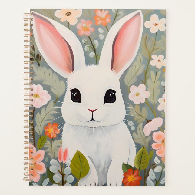 Adorable Baby Rabbit  Planner (Front)