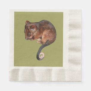 Adorable Baby Ringtail Possum in Australia Napkin
