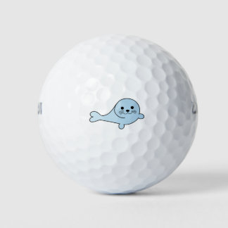 Adorable Baby Seal Golf Balls