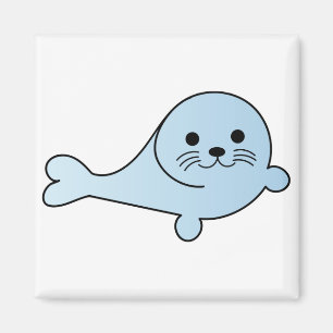 Adorable Baby Seal Magnet