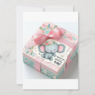 Adorable Baby Shower Gift Set - Newborn Essentials Invitation