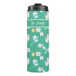 Adorable Baby Teeth Dental Office Dentist  Thermal Tumbler
