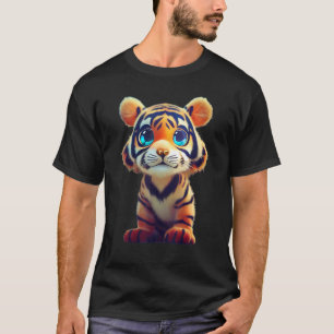 Adorable Baby Tiger Cub Item Cute Animal Figure Bi T-Shirt