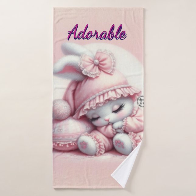 Adorable Baby Towel – Ultra-Soft Hooded Towel for  (Bath Towel)