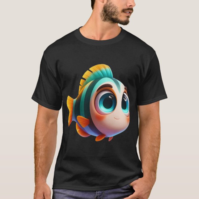 Adorable Barb Fish T-Shirt (Front)