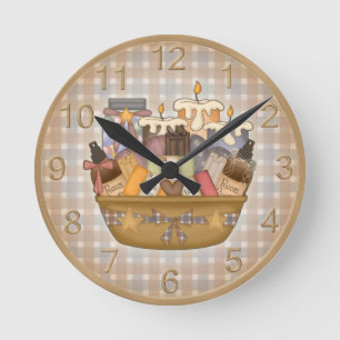 Adorable Bath Time Wall Clock
