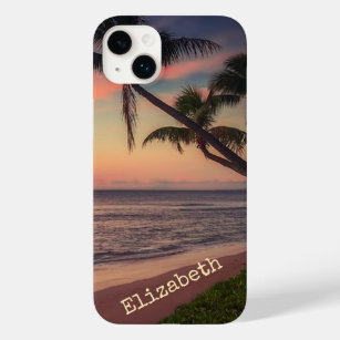 Adorable Beach Sunset Palm  Case-Mate iPhone 14 Plus Case
