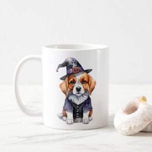 Adorable Beagle Puppy Halloween Spooky Season  Coffee Mug
